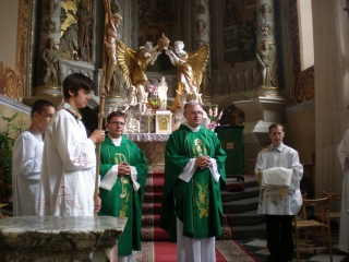 Przywitanie Oblatów w parafii